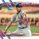 Johan Oviedo 2021 Topps Rookie #535 St. Louis Cardinals Baseball Card