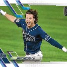 Brett Phillips 2021 Topps #586 Tampa Bay Rays Baseball Card