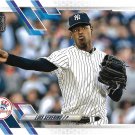 Luis Severino 2021 Topps #577 New York Yankees Baseball Card