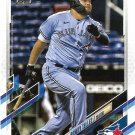Rowdy Tellez 2021 Topps #493 Toronto Blue Jays Baseball Card