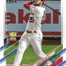 Jared Walsh 2021 Topps #575 Los Angeles Angels Baseball Card