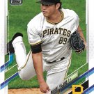 Miguel Yajure 2021 Topps Rookie #612 Pittsburgh Pirates Baseball Card Miguel Yajure 2021 Topps Rookie #612 Pittsburgh Pirates Baseball Card