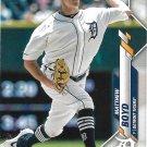 Matthew Boyd 2020 Topps #165 Detroit Tigers Baseball Card