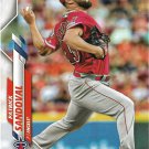 Patrick Sandoval 2020 Topps Rookie #205 Los Angeles Angels Baseball Card Patrick Sandoval 2020 Topps Rookie #205 Los Angeles Angels Baseball Card