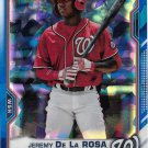 Jeremy De La Rosa 2021 Bowman Chrome Sapphire #BCP-25 Washington Nationals Baseball Card