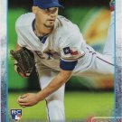 Alex Claudio 2015 Topps Update Rookie #US8 Texas Rangers Baseball Card