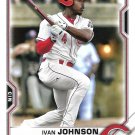 Ivan Johnson 2021 Bowman Prospects #BCP-149 Cincinnati Reds Baseball Card
