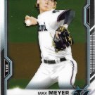 Max Meyer 2021 Bowman Chrome Prospects #BCP-66 Miami Marlins Baseball Card