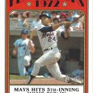 Willie Mays 2021 Topps Heritage Baseball Flashbacks #BFB-WM New York Mets Baseball Card
