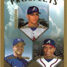 Peter Bergeron, Jeremy Giambi, George Lombard 1999 Topps Prospects #207 Baseball Card Peter Bergeron, Jeremy Giambi, George Lombard 1999 Topps Prospects #207 Baseball Card