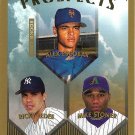 Alex Escobar, Ricky Ledee, Mike Stoner 1999 Topps Prospects #206 Baseball Card