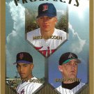 Mike Lincoln, Octavio Dotel, Brad Penny 1999 Topps Prospects #211 Baseball Card