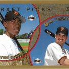 Arturo McDowell, Tony Torcato 1999 Topps Rookie #214 San Francisco Giants Baseball Card