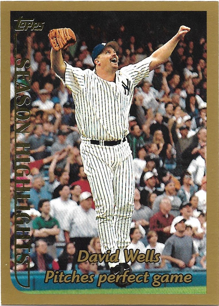 David Wells 1999 Topps #200 New York Yankees Baseball Card