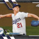 Walker Buehler 2021 Topps Chrome #157 Los Angeles Dodgers Baseball Card