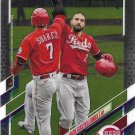 Nick Castellanos 2021 Topps Chrome #205 Cincinnati Reds Baseball Card