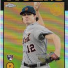 Casey Mize 2021 Topps Chrome 1986 Design Rookie #4 Detroit Tigers Baseball Card Casey Mize 2021 Topps Chrome 1986 Design Rookie #4 Detroit Tigers Baseball Card