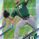 A.J. Puk 2021 Topps Chrome Refractor #90 Oakland Athletics Baseball Card A.J. Puk 2021 Topps Chrome Refractor #90 Oakland Athletics Baseball Card