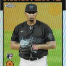 Sixto Sanchez 2021 Topps Chrome 1986 Design Rookie #86BC-12 Miami Marlins Baseball Card Sixto Sanchez 2021 Topps Chrome 1986 Design Rookie #86BC-12 Miami Marlins Baseball Card