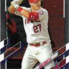 Mike Trout 2021 Topps Chrome #27 Los Angeles Angels Baseball Card