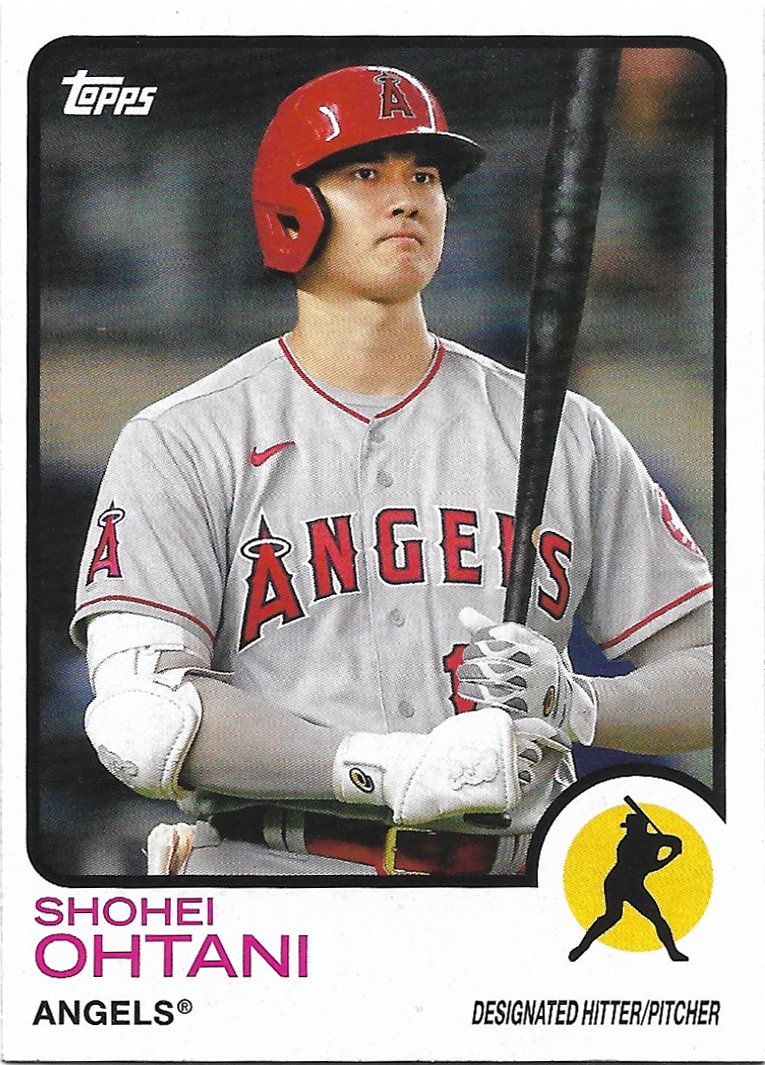 Shohei Ohtani 2021 Topps Archives Silver Insert #89BF-1 t shirt