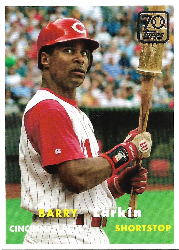 Barry Larkin Cincinnati Reds Baseball Card Lot w/Rookie Card at