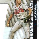 Greg Maddux 2021 Topps Platinum Players Die-Cut #PDC-48 Atlanta Braves Baseball Card
