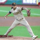 Dinelson Lamet 2021 Topps Stadium Club Red Foil #240 San Diego Padres Baseball Card