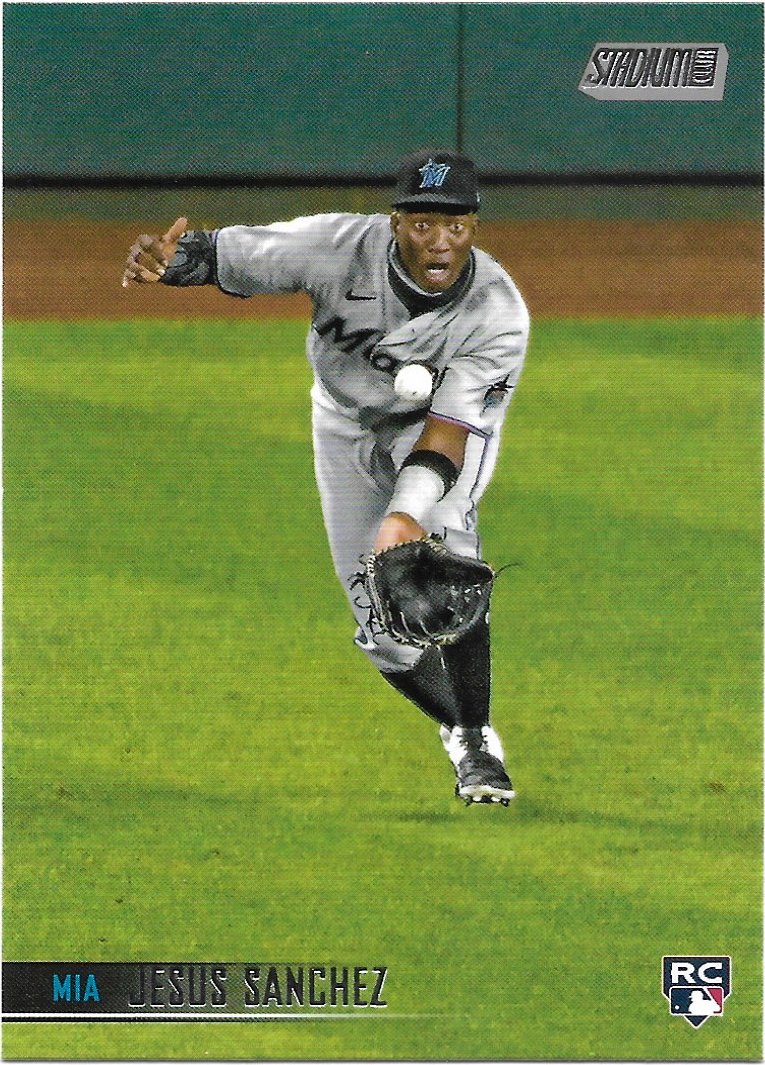 Jesus Sanchez 2021 Topps Stadium Club Rookie #77 Miami Marlins Baseball Card