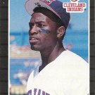 Mel Hall 1989 Donruss #73 Cleveland Indians Baseball Card