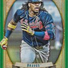 Ronald Acuna Jr. 2021 Topps Gypsy Queen Green Parallel #277 Atlanta Braves Baseball Card