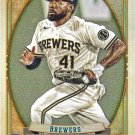 Jackie Bradley Jr. 2021 Topps Gypsy Queen #95 Milwaukee Brewers Baseball Card