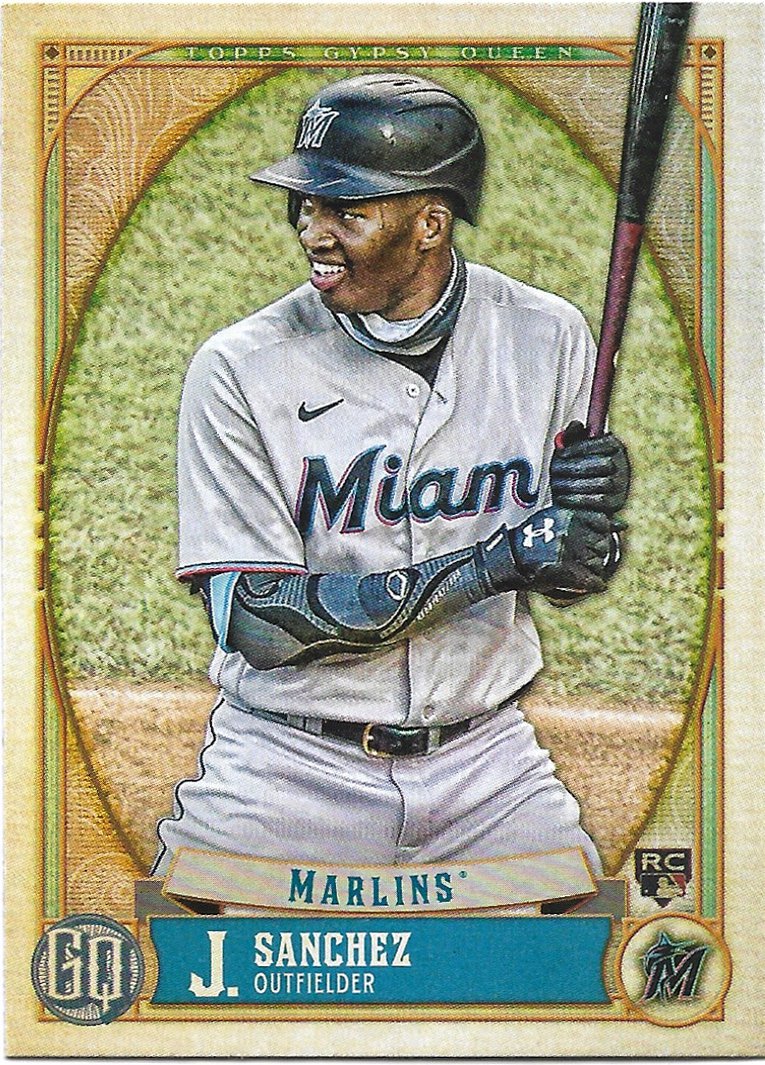 Jesus Sanchez 2021 Topps Gypsy Queen Rookie #268 Miami Marlins Baseball Card