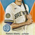 Christian Yelich 2021 Topps Gypsy Queen Captain Minis #CM-CY Milwaukee Brewers Baseball Card