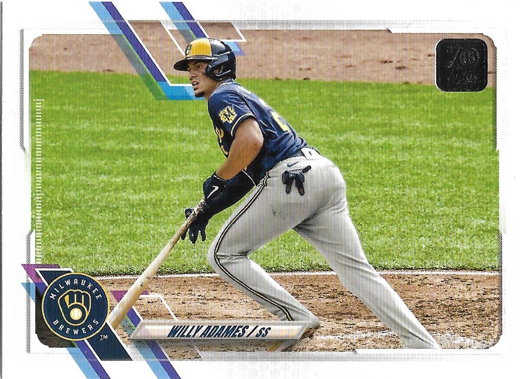 Willy Adames 2021 Topps Update #US276 Milwaukee Brewers Baseball Card