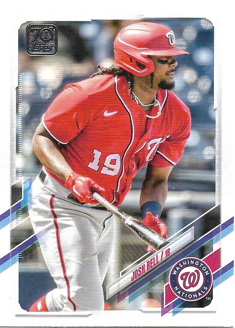 Josh Bell 2021 Topps Update #US50 Washington Nationals Baseball Card