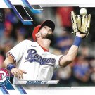 David Dahl 2021 Topps Update #US193 Texas Rangers Baseball Card