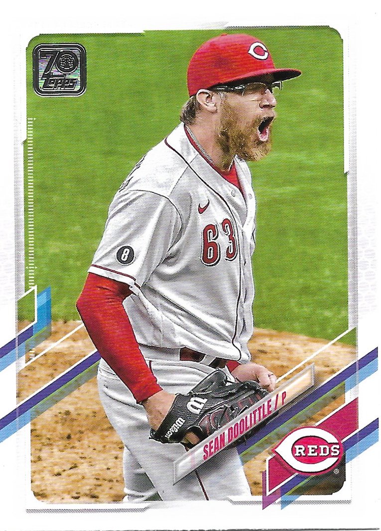 Sean Doolittle 2021 Topps Update #US129 Cincinnati Reds Baseball Card