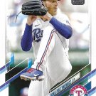 Mike Foltynewicz 2021 Topps Update #US275 Texas Rangers Baseball Card