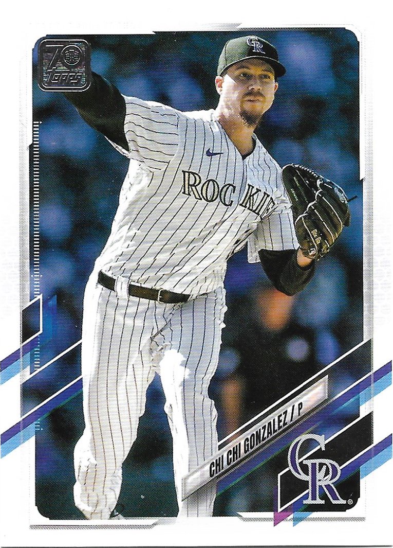 Chi Chi Gonzalez 2021 Topps Update #US25 Colorado Rockies Baseball Card