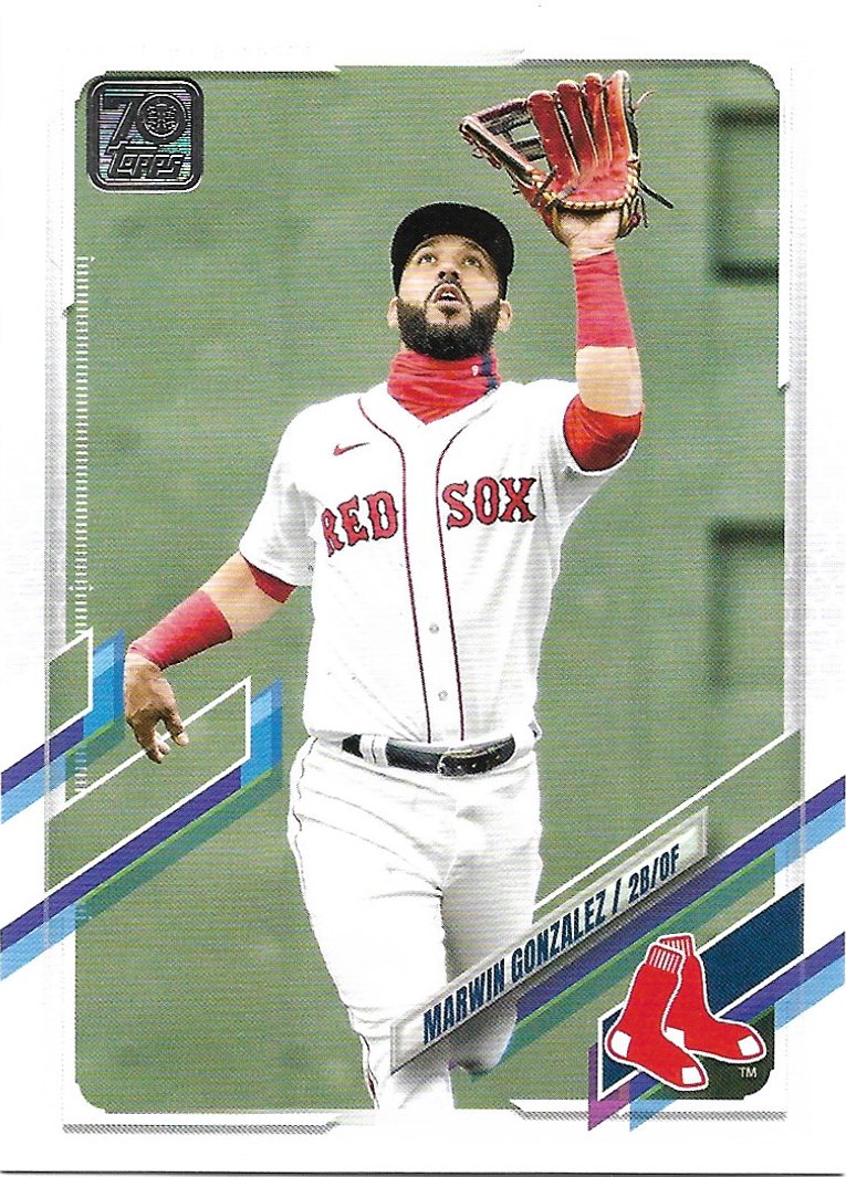 Marwin Gonzalez 2021 Topps Update #US61 Boston Red Sox Baseball Card