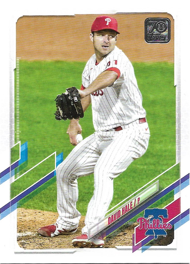 David Hale 2021 Topps Update #US285 Philadelphia Phillies Baseball Card