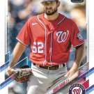 Brad Hand 2021 Topps Update #US89 Washington Nationals Baseball Card