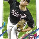 Will Harris 2021 Topps Update #US138 Washington Nationals Baseball Card