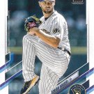 Adrian Houser 2021 Topps Update #US55 Milwaukee Brewers Baseball Card