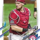 Sam Huff 2021 Topps Update Rookie Debut #US71 Texas Rangers Baseball Card