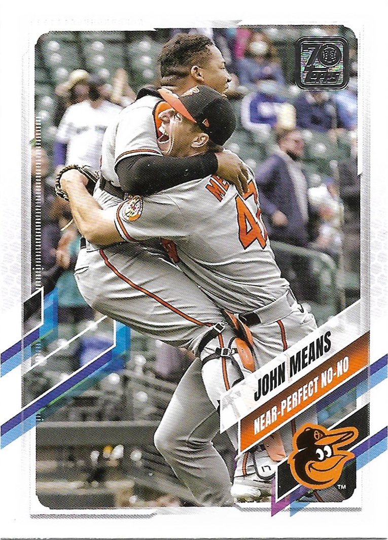 John Means 2021 Topps Update #US169 Baltimore Orioles Baseball Card