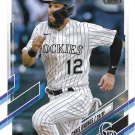 Chris Owings 2021 Topps Update #US45 Colorado Rockies Baseball Card