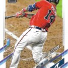 Cristian Pache 2021 Topps Update Rookie Debut #US295 Atlanta Braves Baseball Card