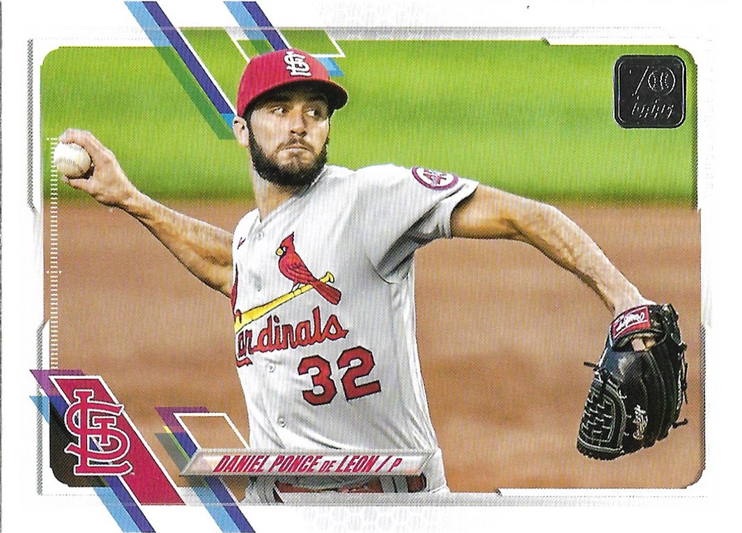 Daniel Ponce De Leon 2021 Topps Update #US241 St. Louis Cardinals Baseball Card